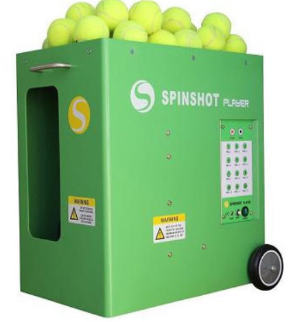 spinshot player tennis ball machine shooter